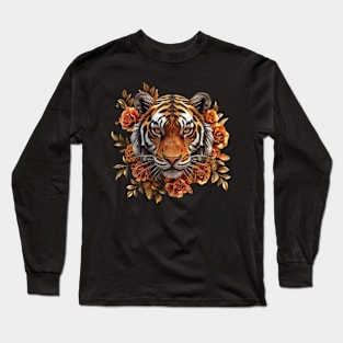 Floral Tiger Long Sleeve T-Shirt